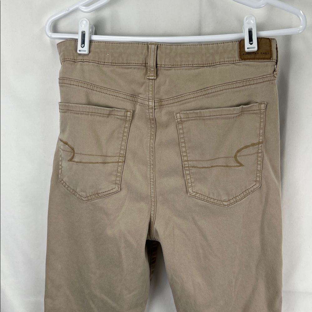 American Eagle - Women’s Jeans - Khaki - Size 12 Short - Super High Rise Jegging - Picture 11 of 11